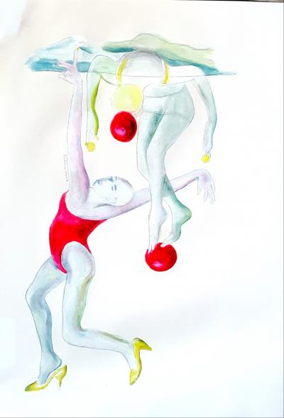 Sa Hara Imagination Circus Drawing Series 2414