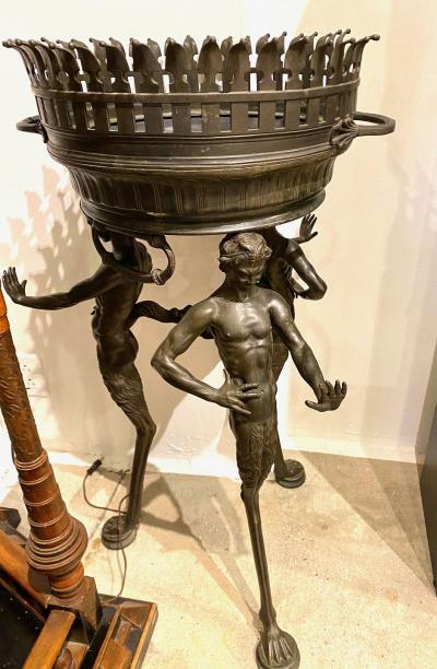 Sabatino de Angelis Bronze Pompeian Ath nienne Jardini re attributed to Sabatino De Angelis Fils