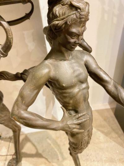 Sabatino de Angelis Bronze Pompeian Ath nienne Jardini re attributed to Sabatino De Angelis Fils