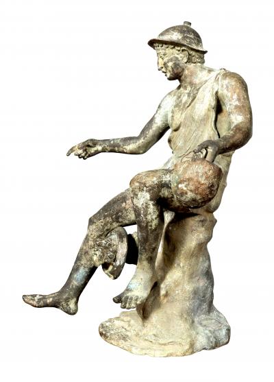 Sabatino de Angelis Italian Grand Tour Bronze Of The Neopolitian Fisherman 