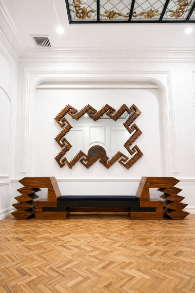Sabino Guisu MITLA BENCH brown two sided