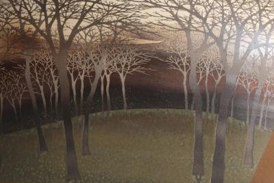 Saeki Moriyoshi Landscape Vase 2002