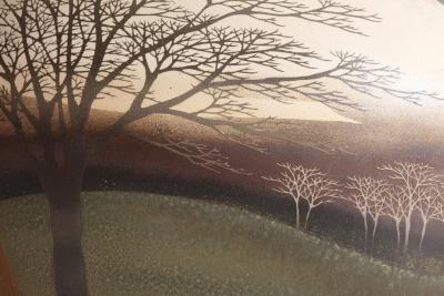 Saeki Moriyoshi Landscape Vase 2002
