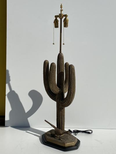 Saguaro Brass Cactus Lamp