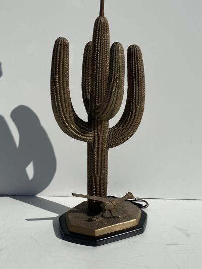Saguaro Brass Cactus Lamp