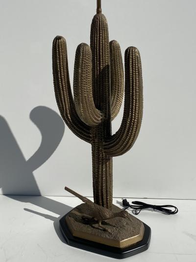 Saguaro Brass Cactus Lamp