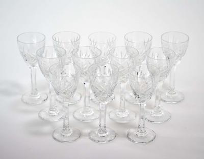 Saint Louis Crystal Tableware Barware Service 12 People