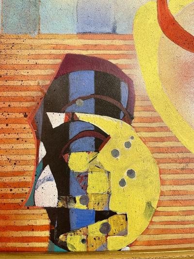 Sallie Whistler Marcucci Abstract Painting Titled Subconscious 