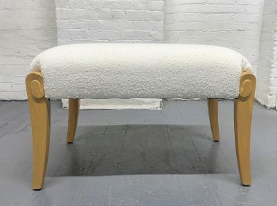 Sally Sirkin Lewis Art Deco Style Bench by Sally Sirkin Lewis for J Robert Scott