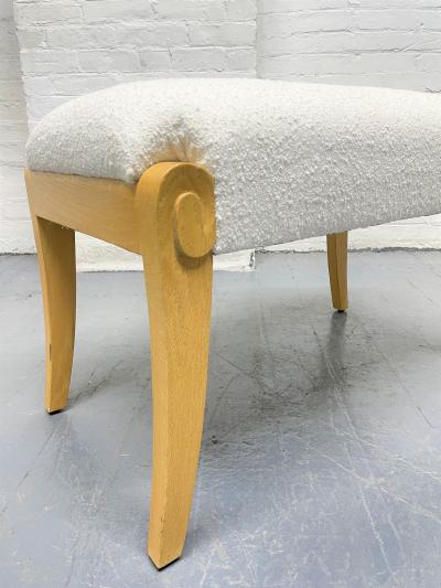 Sally Sirkin Lewis Art Deco Style Bench by Sally Sirkin Lewis for J Robert Scott