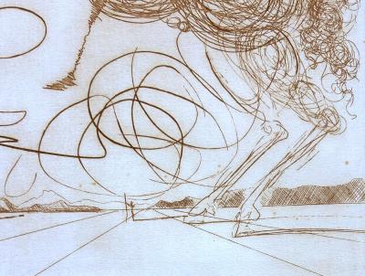 Salvador Dal 1964 Salvador Dali Don Quixote Engraving Signed EA Epreuve dArtiste 