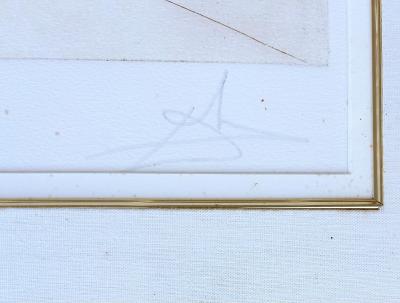 Salvador Dal 1964 Salvador Dali Don Quixote Engraving Signed EA Epreuve dArtiste 