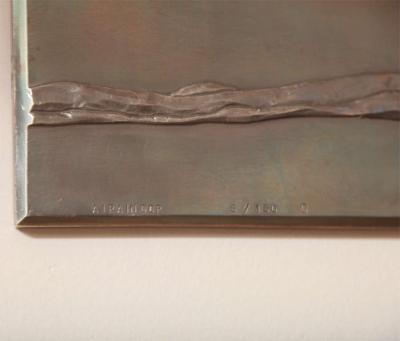 Salvador Dal DALI Bronze bas relief Fe condite 