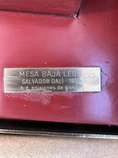 Salvador Dal LEDA Arm and Foot Brass Coffee Table