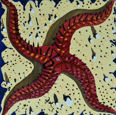 Salvador Dal La Suite Catalane Set of 6 Salvadore Dali Designed Tiles 1954