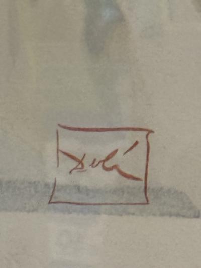 Salvador Dal SALVADOR DALI THE SPHERE OF VENUS LITHOGRAPH