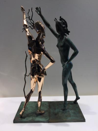 Salvador Dal Salvador Dali Homage to Terpsichore Bronzes Pair