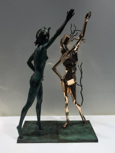 Salvador Dal Salvador Dali Homage to Terpsichore Bronzes Pair