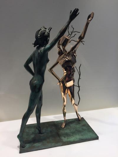 Salvador Dal Salvador Dali Homage to Terpsichore Bronzes Pair