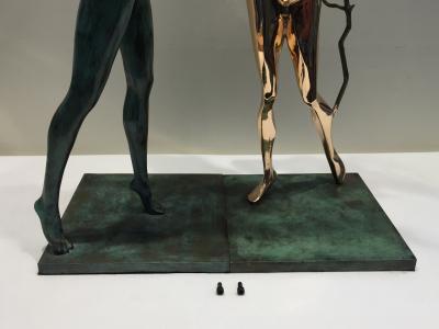 Salvador Dal Salvador Dali Homage to Terpsichore Bronzes Pair