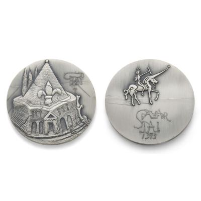 Salvador Dal The Ten Commandments silver medal set by Salvador Dal 