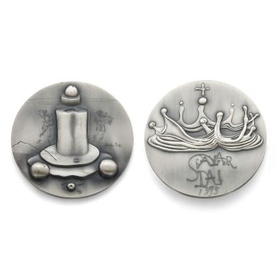 Salvador Dal The Ten Commandments silver medal set by Salvador Dal 