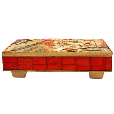 Salvador Teran Salvador Teran Brass anmd Mosaic Box