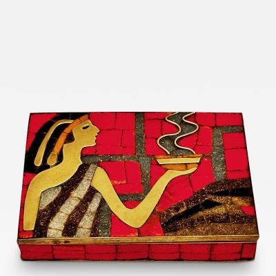 Salvador Teran Salvador Teran Brass anmd Mosaic Box