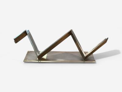 Salvatore Messina Italian Mid Century Modern Steel Abstract Sculpture 1970s