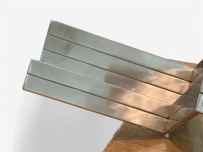 Salvatore Messina Italian Mid Century Modern Steel Abstract Sculpture 1970s