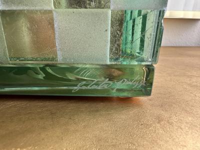 Salvatore Polizzi Gold Leafed Glass Decorative Box by Salvatore Polizzi