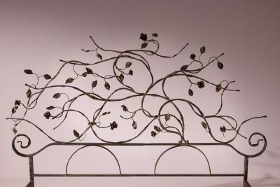 Salvino Marsura Salvino Marsura wrought iron double bed Italy 1960s