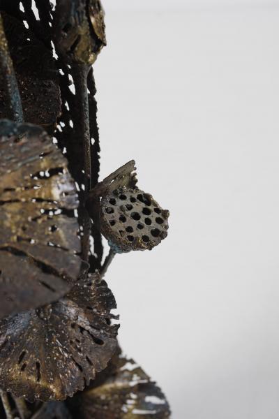 Salvino Marsura Wrought Iron Lighting Sculpture Floor Lamp by Salvino Marsura