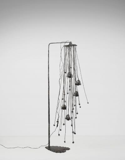 Salvino Marsura Wrought Iron Sculptural Floor Lamp
