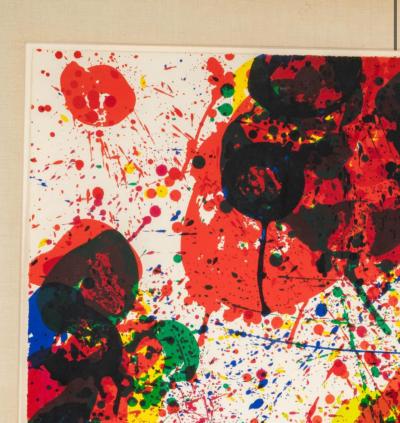 Sam Francis Sam Francis Ting Lembark S8 Screenprint in Colors Signed