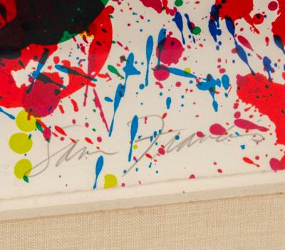 Sam Francis Sam Francis Ting Lembark S8 Screenprint in Colors Signed