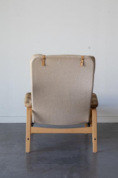 Sam Larsson Fenix Leather Chaise by Sam Larsson for Dux