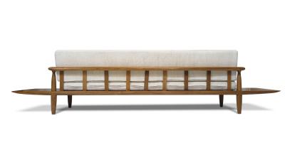 Sam Maloof 1960s California Studio Walnut Sofa Bench