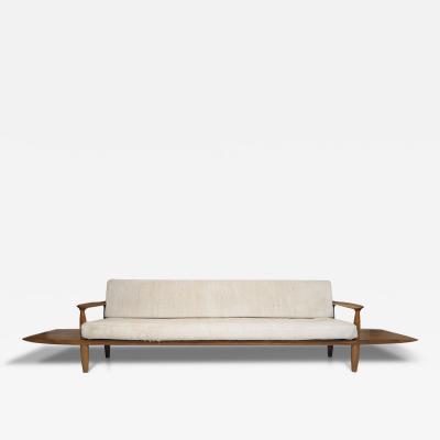 Sam Maloof 1960s California Studio Walnut Sofa Bench