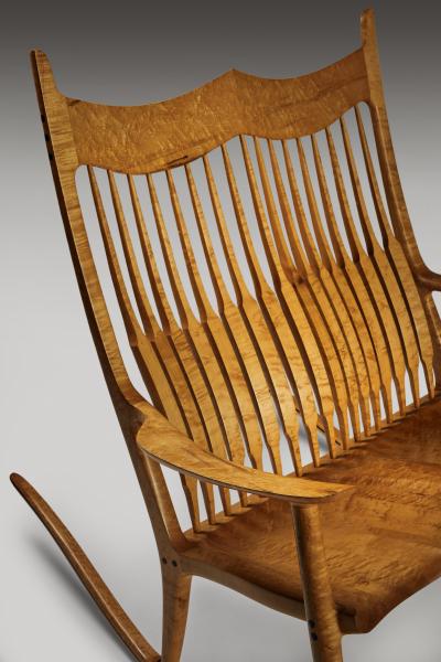 Sam Maloof Double Rocking Chair by Sam Maloof