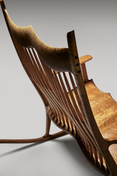 Sam Maloof Double Rocking Chair by Sam Maloof