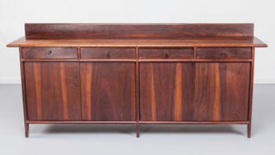 Sam Maloof Early California Walnut Buffet by Sam Maloof 1961