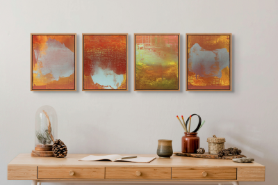 Sama Quadriptych Abstract painting 2023