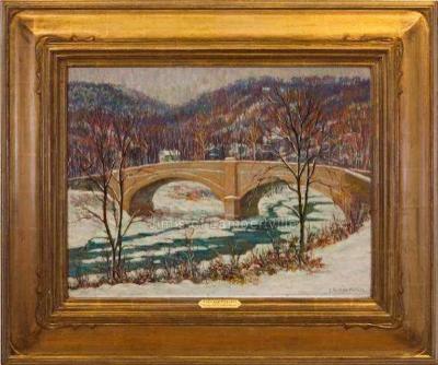 Samuel George Phillips Tohickon Creek Winter 