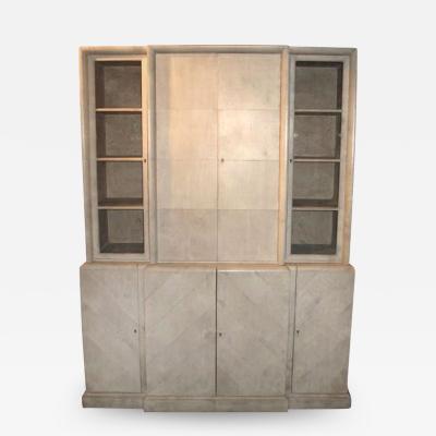 Samuel Marx Herringbone Parchment Cabinet