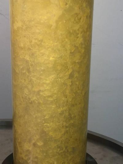 Samuel Marx RARE 1940S MODERNIST FRACTURED RESIN LAMPS