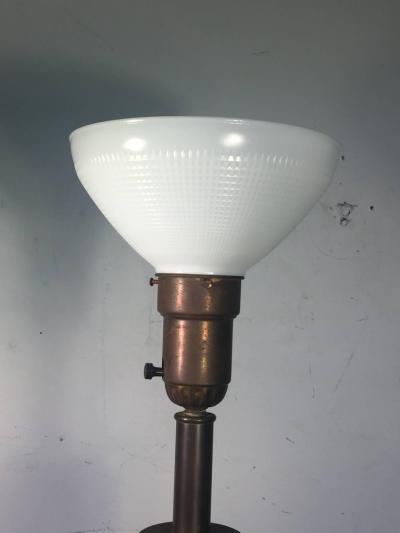 Samuel Marx RARE 1940S MODERNIST FRACTURED RESIN LAMPS