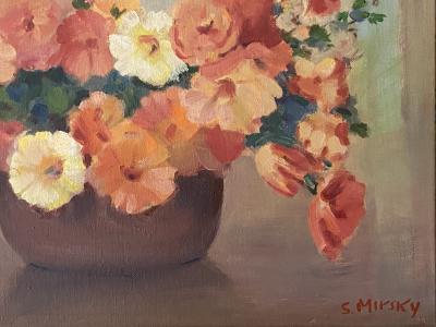 Samuel Mirsky Bouquet of Petunias