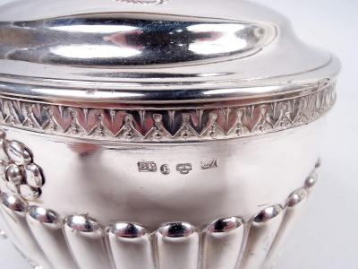 Samuel Pettersson Antique Swedish Gustavian Neoclassical Silver Coffee Set