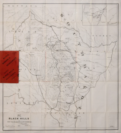 Samuel Scott SAMUEL SCOTT MAP OF BLACK HILLS OF SOUTH DAKOTA AND WYOMING